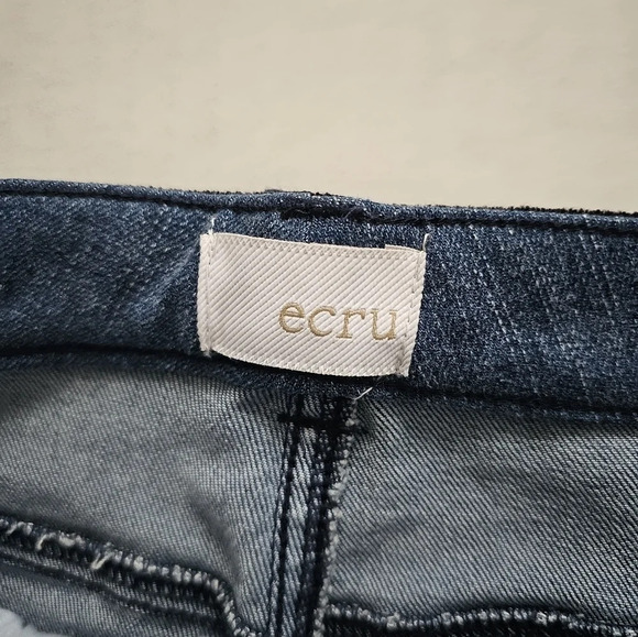 Ecru Denim The Los Feliz Velvet Inset Jeans - Picture 6 of 9